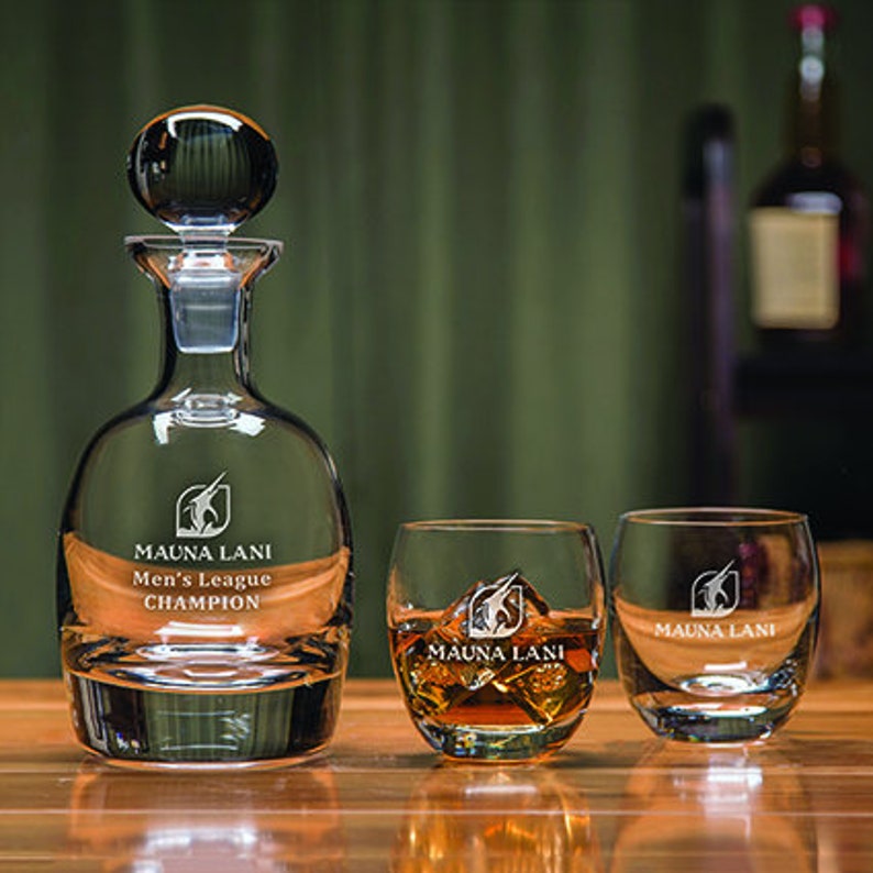 Scotch Decanter Set Etsy