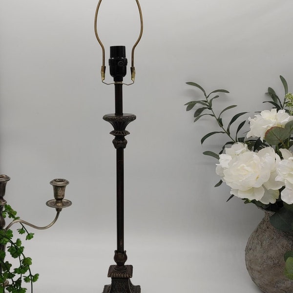 Vintage Table Lamp - Includes Harp and Finial - NO SHADE