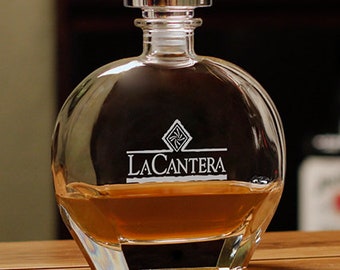 Puccini Decanter - Premium Italian Glass - Personalized Gift Engraved