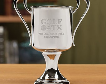 Delphi Trophy Cup - 9 1/2" Tall Classic Cup Award - Personalized Gift Engraved