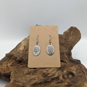 Silver Tree Earrings