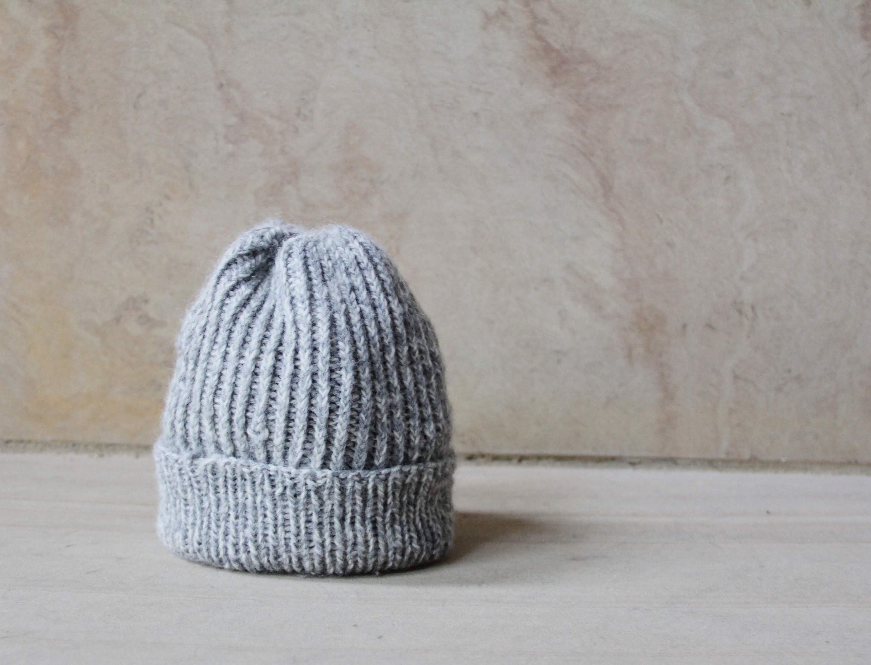 Grey Beanie Etsy