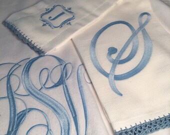 Seersucker Personalized Swaddle Blanket, PersonalizedBurp Cloth, Baby Blanket, Personalized Name Blanket, Newborn Blanket, Baby Name Blanket