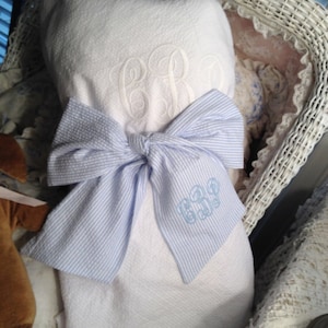 Seersucker Baby Sash
