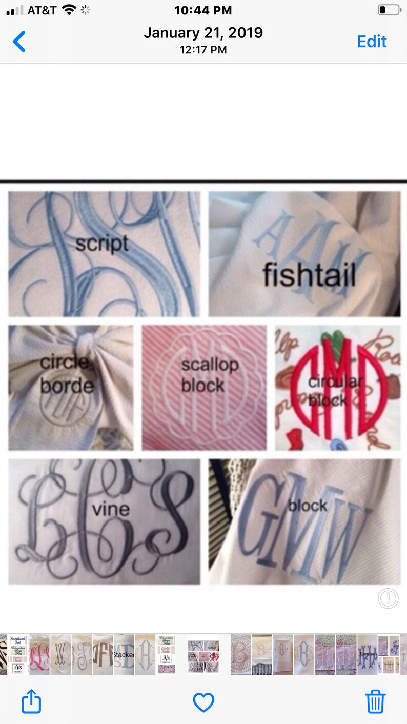 EWE Bow Seersucker Monogram Sash