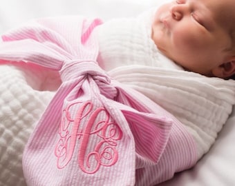 Seersucker Baby Sash