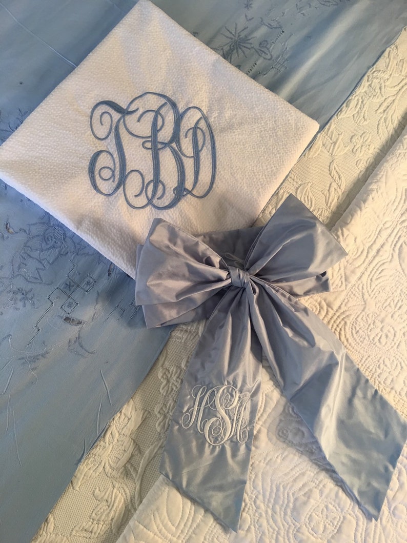 Silk Sash and Swaddle Set Etsy