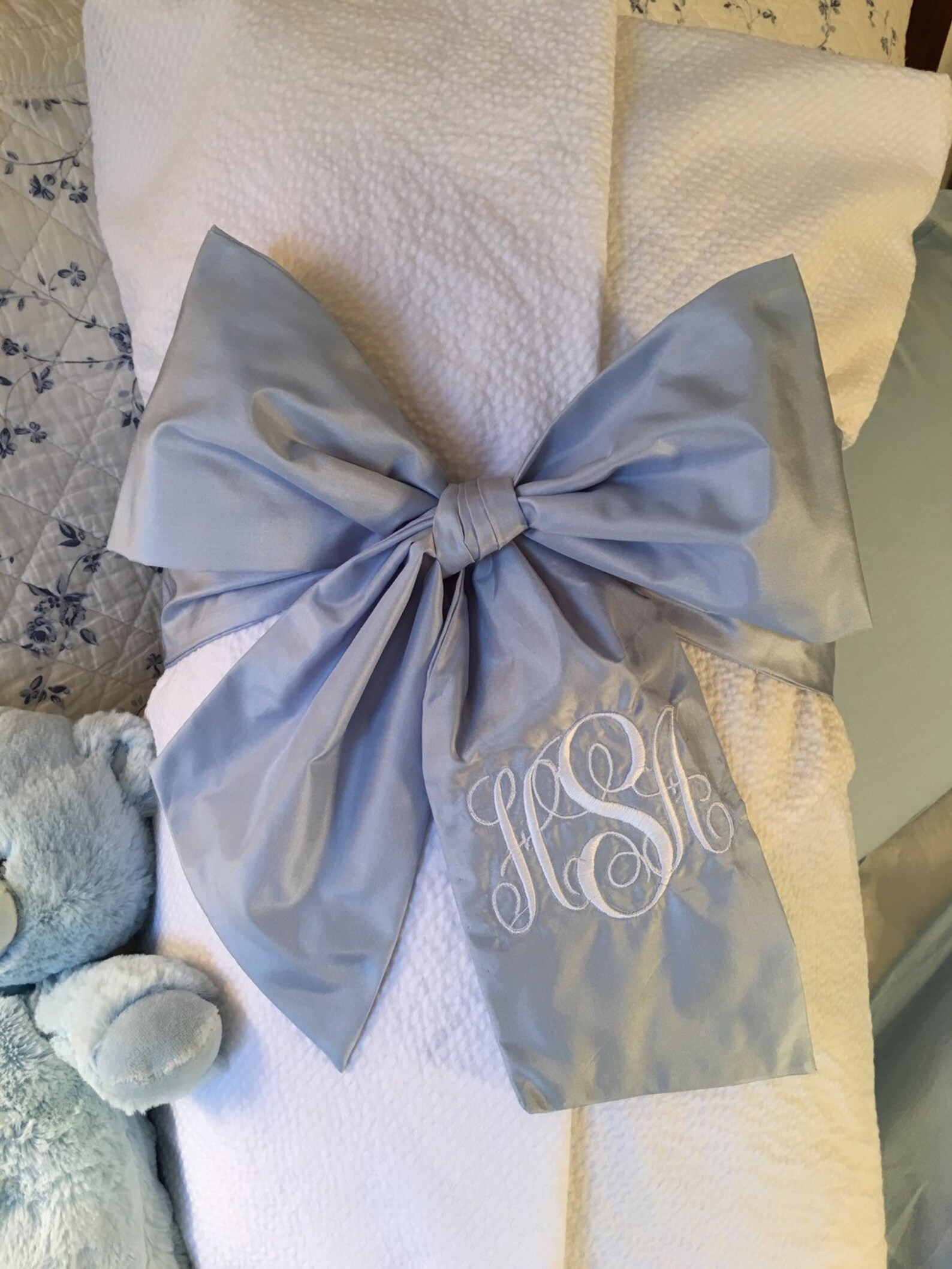 Silk Sash and Swaddle Set Etsy