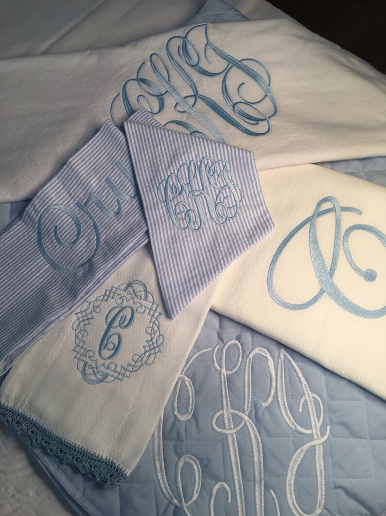 Baby Gift Set Baby Swaddle Personalized Quilted Blanket Etsy