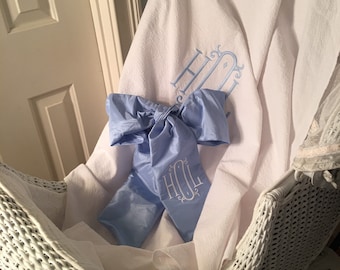 Silk Sash and Swaddle Set