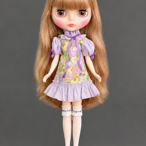 Blythe Liberty Julie Belle pink floral dress or Lilac image 3