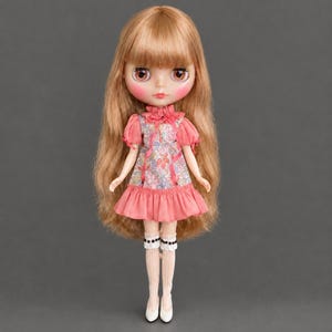 Blythe Liberty Julie Belle pink floral dress or Lilac image 8