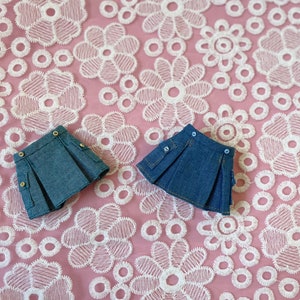 Blythe mini skirt - Blythe denim skirt