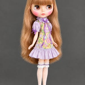 Blythe Liberty Julie Belle pink floral dress or Lilac image 5
