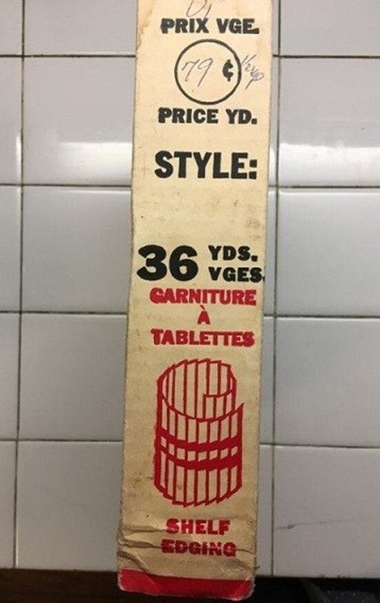 VINTAGE 1950s Vinyl Plastic Trim Shelf Edging Shelves Etsy Australia