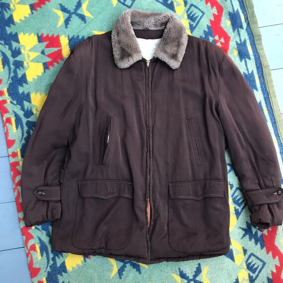 ジャケット・アウター 50s rayon gabardine jacket argyle Vintage 1950's “Penney's” Argyle Diamond Rayon Gabardine