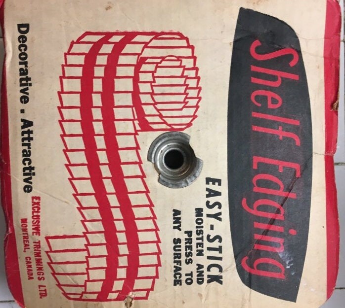 VINTAGE 1950s Vinyl Plastic Trim Shelf Edging Shelves Etsy Australia