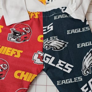 Appliqued Onesies and Pants or Skirts - Sports Teams Single or House Divided