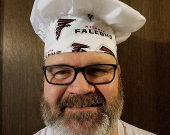 Football Team Chef Hat for Adults and Children - Handmade