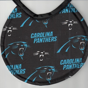 Football Newborn Bibs - made with NFL fabric - Handmade
