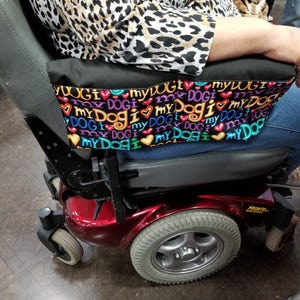 Walker/Wheelchair/Stroller/Grocery Cart Bag - Flowers - Handmade