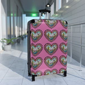 Personalized Luggage by Deedee Draz Art Unique Hand-painted 