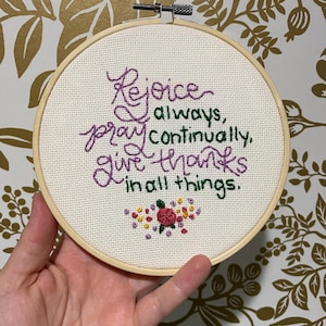 1 Thessalonians Scripture Embroidery