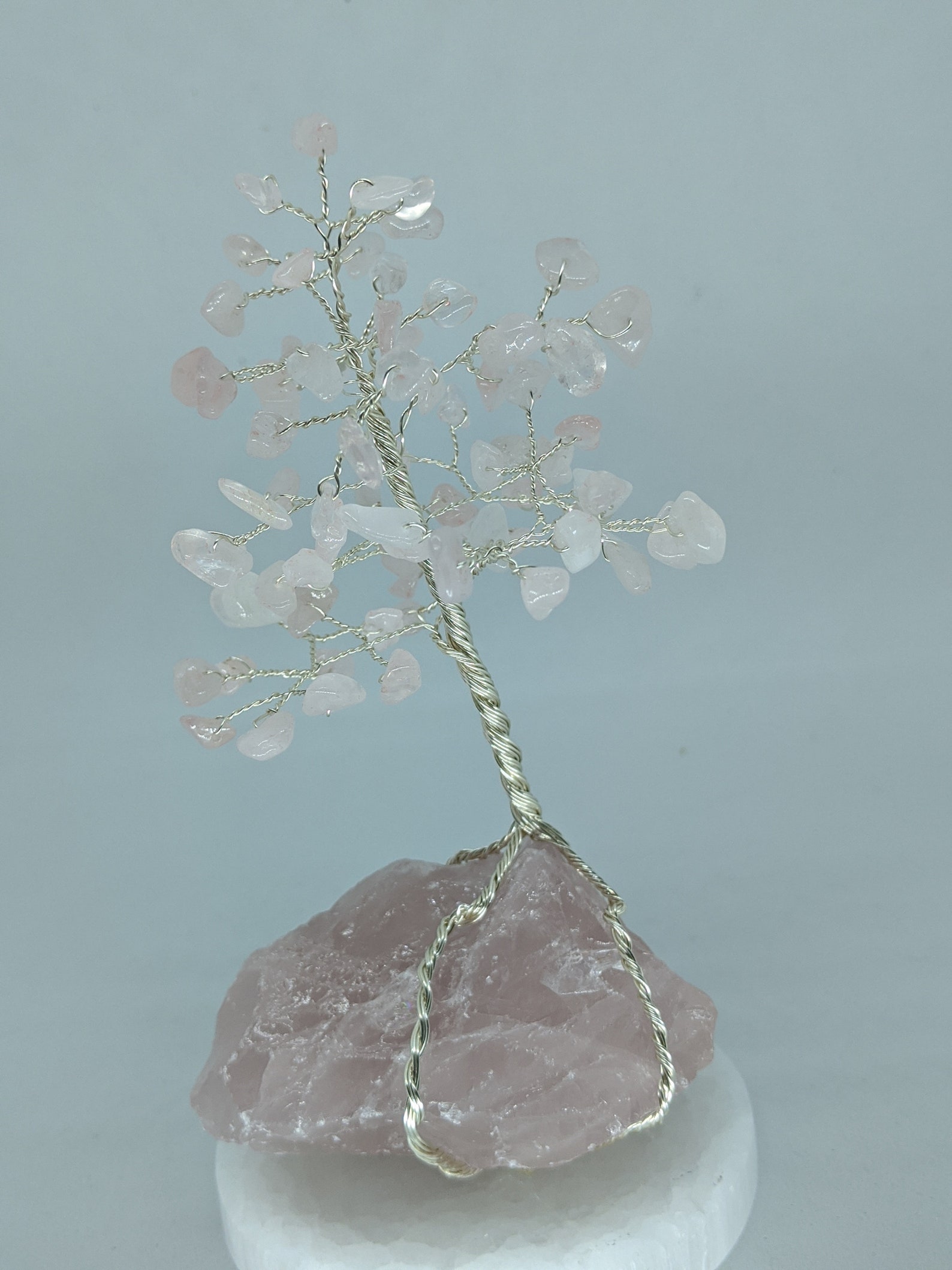 Rose Quartz Gemstone Crystal Tree - Etsy