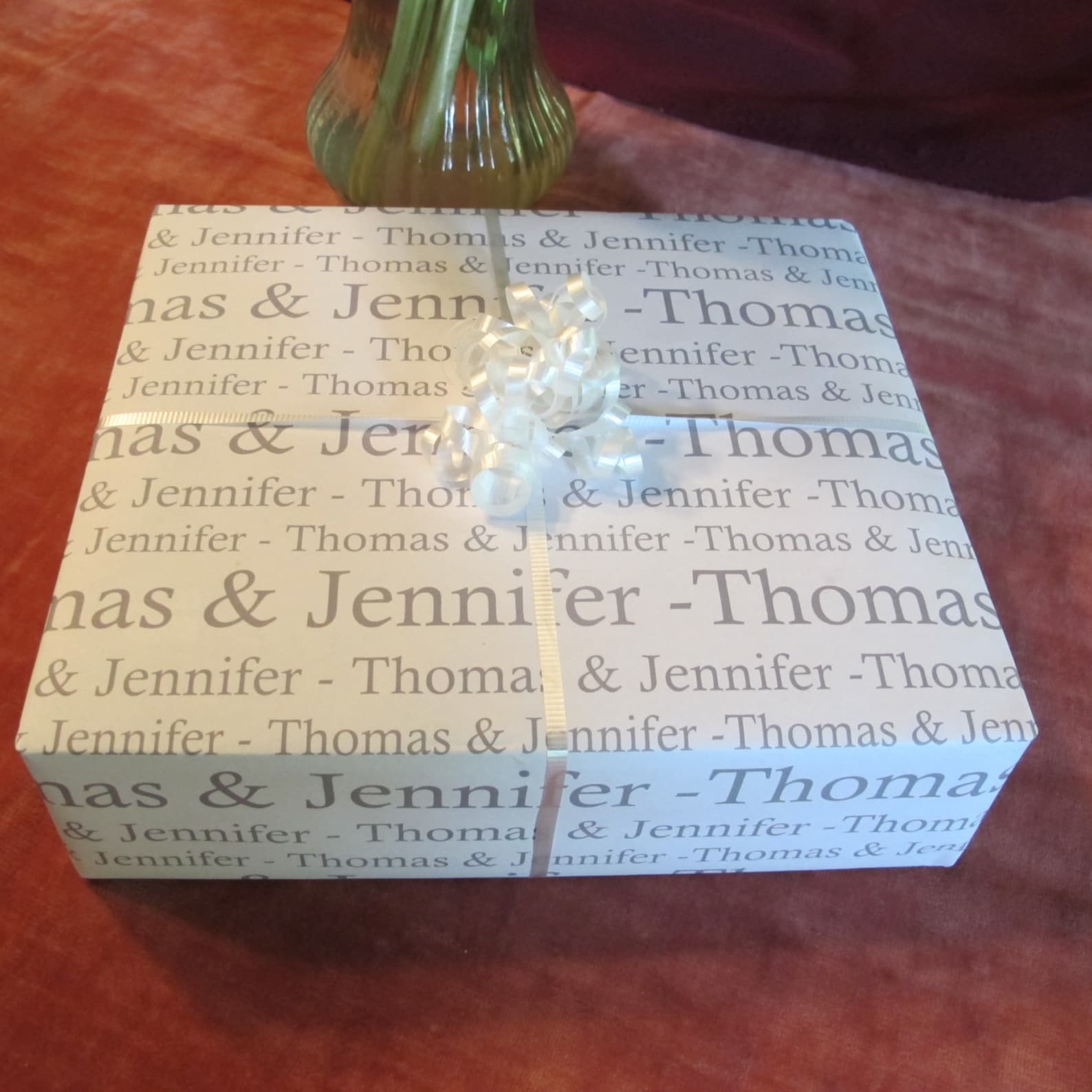 Personalized Wedding Gift Paper Wrapping Paper Bride and Etsy