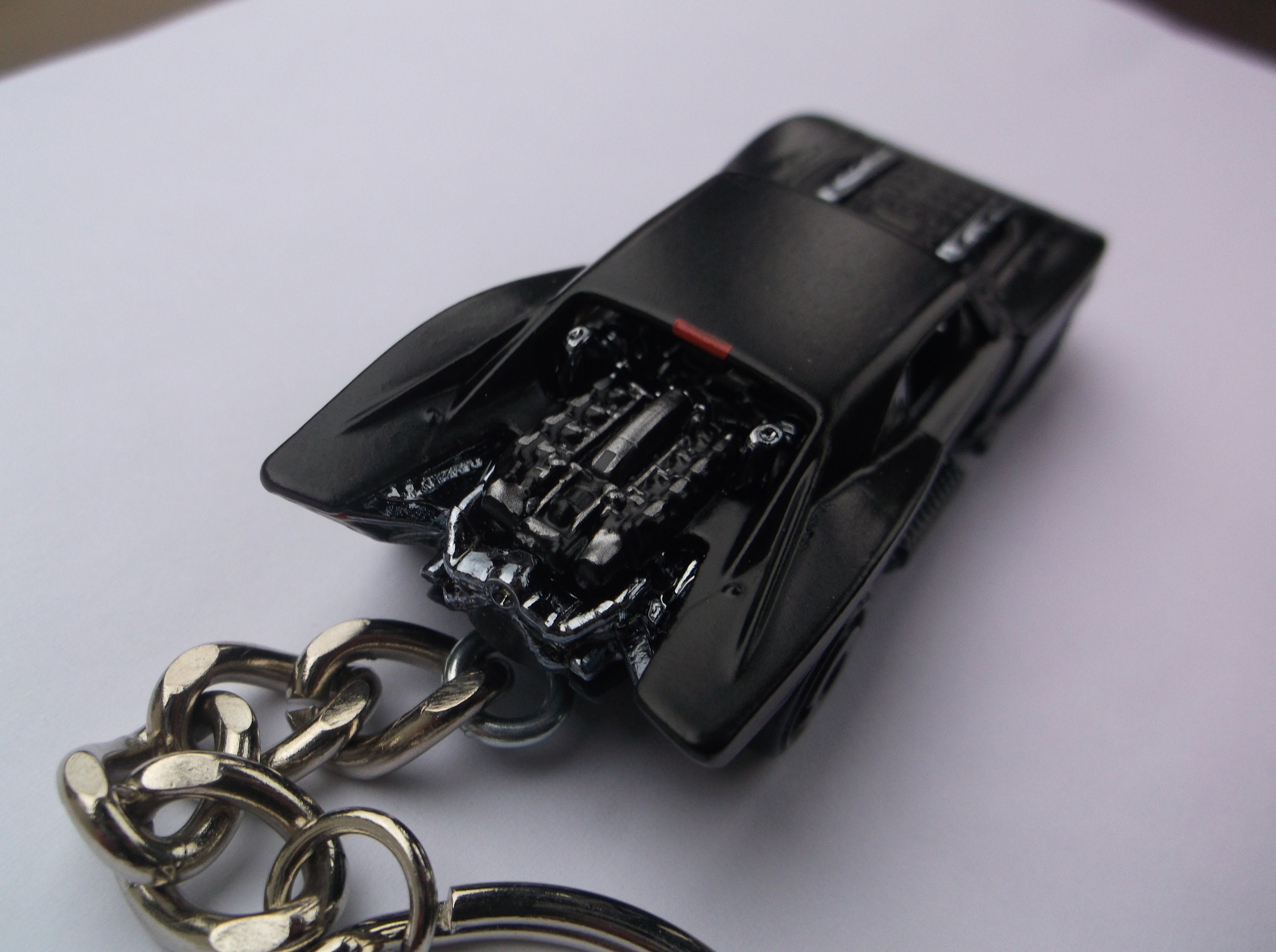 Batmobile Custom Keychain Batman Etsy