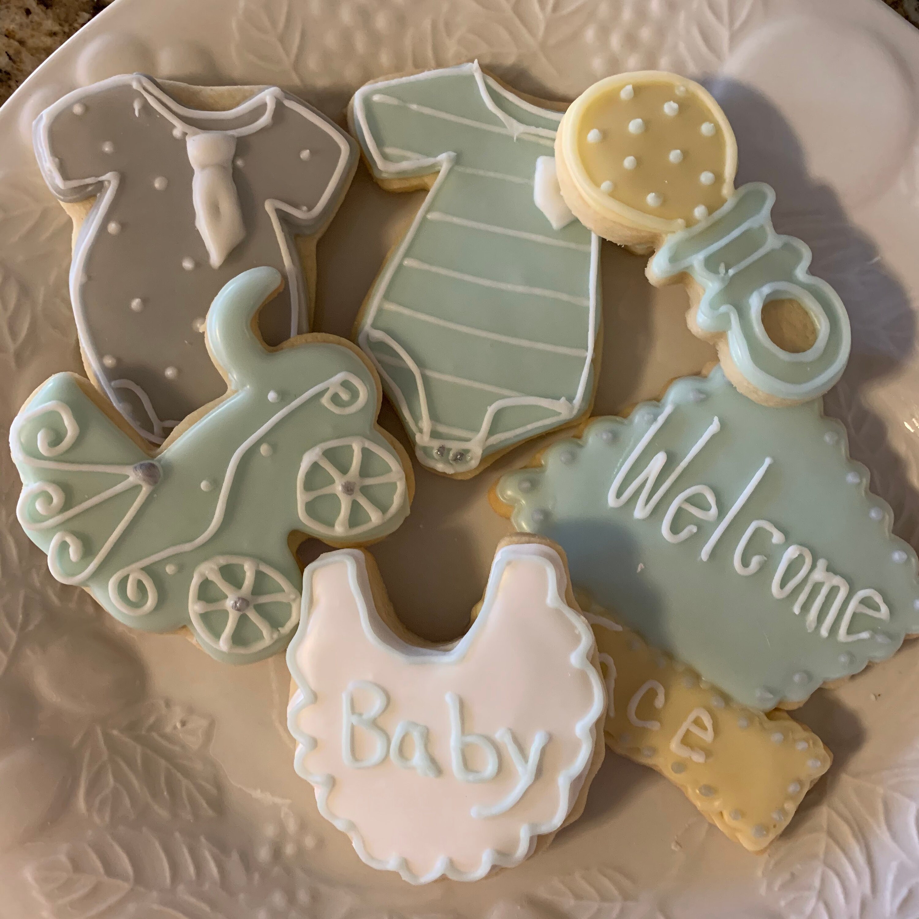 Baby shower cookies Baby boy shower Etsy