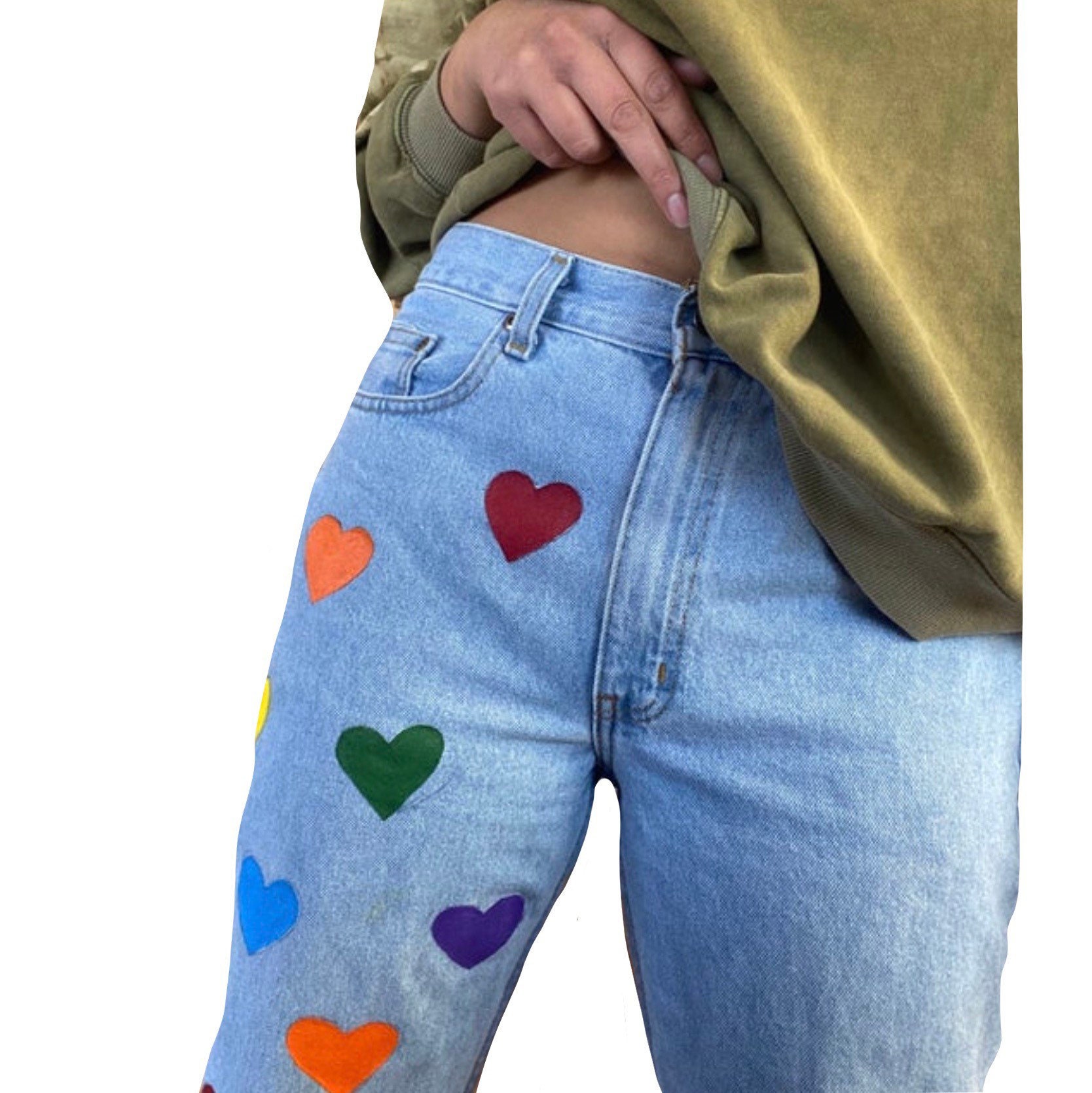 Custom Painted Jeans Cool Jeans Painted 