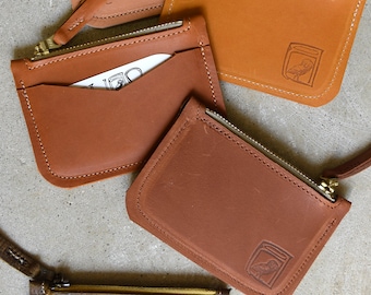 Cartera de cuero con cremallera, Monedero de cuero, Cartera de cuero, Cartera con cremallera, Cartera con cremallera, Cartera, Cartera minimalista, Cartera de hombre, Cartera de mujer