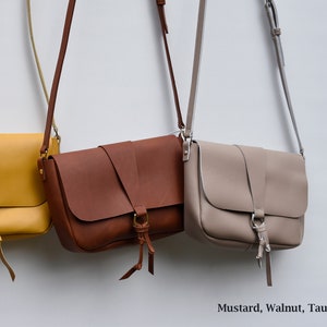 Leren Penny-schoudertas: handtas voor dagelijks gebruik