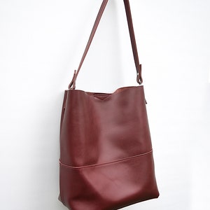 Catalina Leather Hobo Bag, Genuine Leather Bag, Hobo Handbag, Leather ...