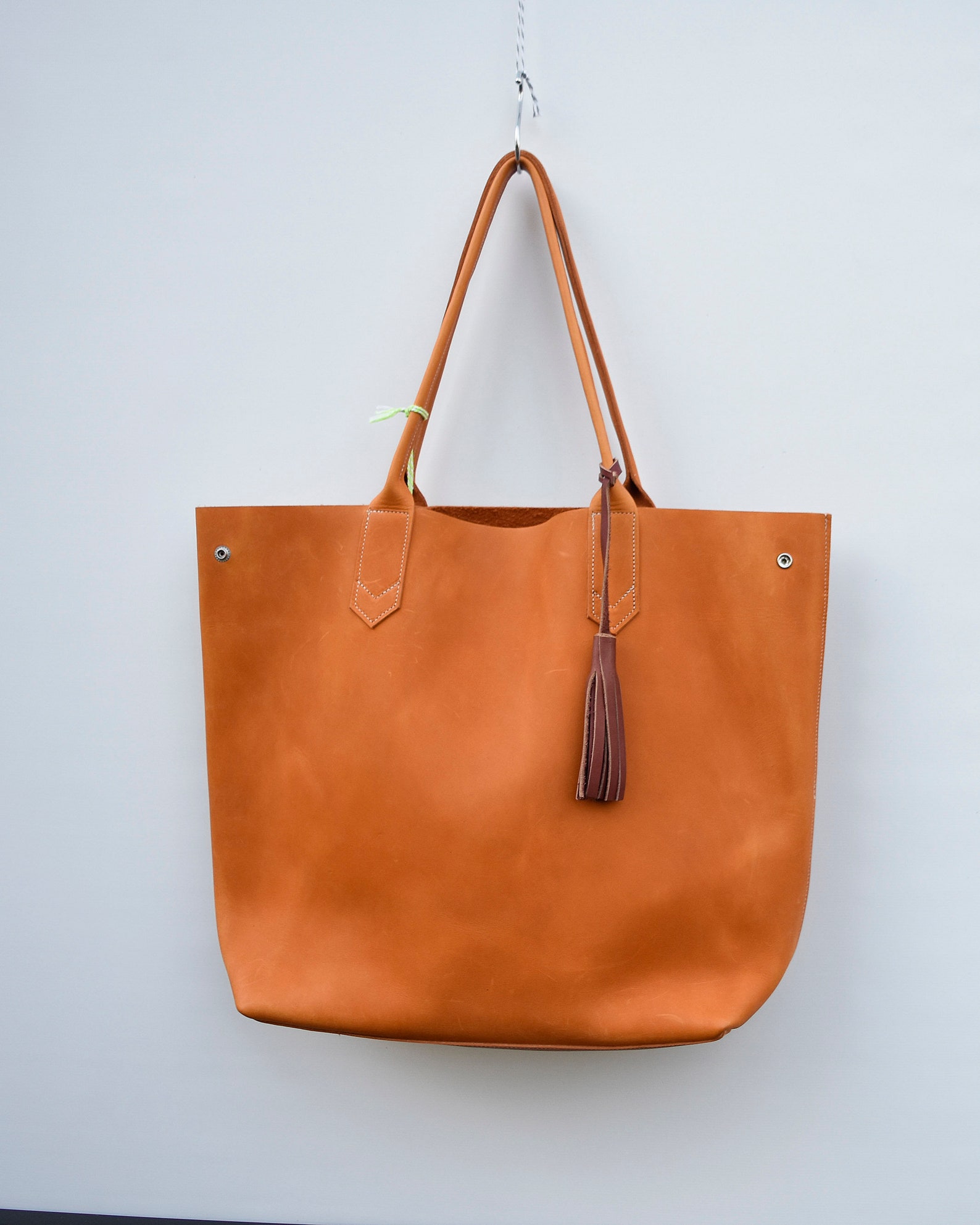 Basic Tote Genuine Leather Tote Bag for Women Leather Bag Etsy