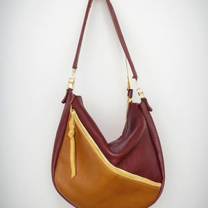 Aurora Ledertasche, Ledertasche, Leder Umhängetasche, Damen Ledertasche, Leder Tote, Hobo Bag, Schultertasche, Leder Geldbörse, Tasche