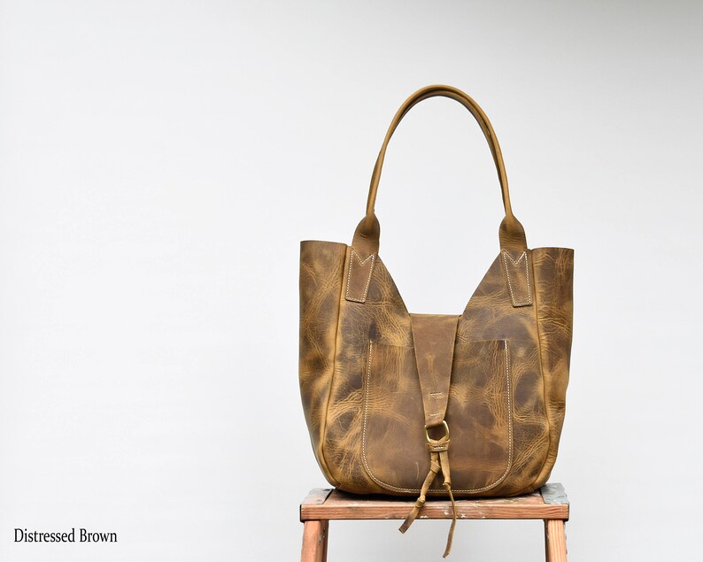 handmade leather purse