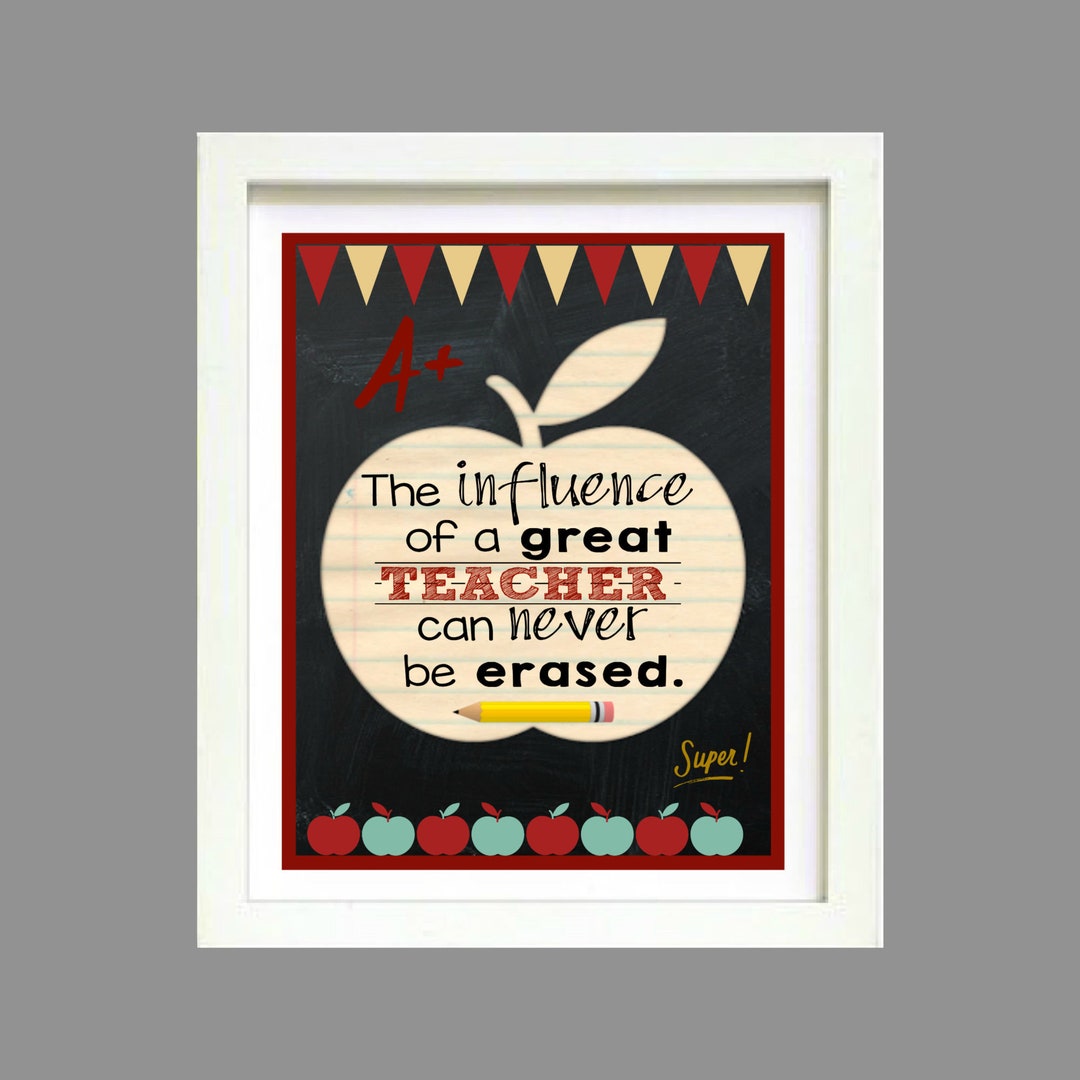 Teacher Appreciation Gift Print Kindergarten Graduation - Etsy