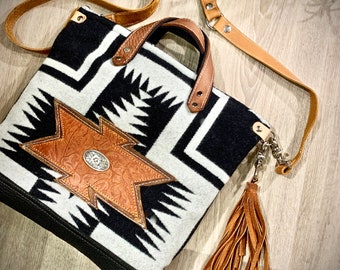 pendleton purse with fringe