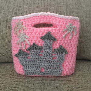 Pattern for a Castle Purse with Fireworks.  Cute purse for a little girl!  ****Pattern Only****