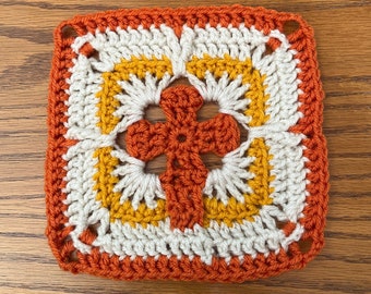 Pattern Cross 2 Granny Square crochet pattern - Prayer blanket.  ****Pattern Only****