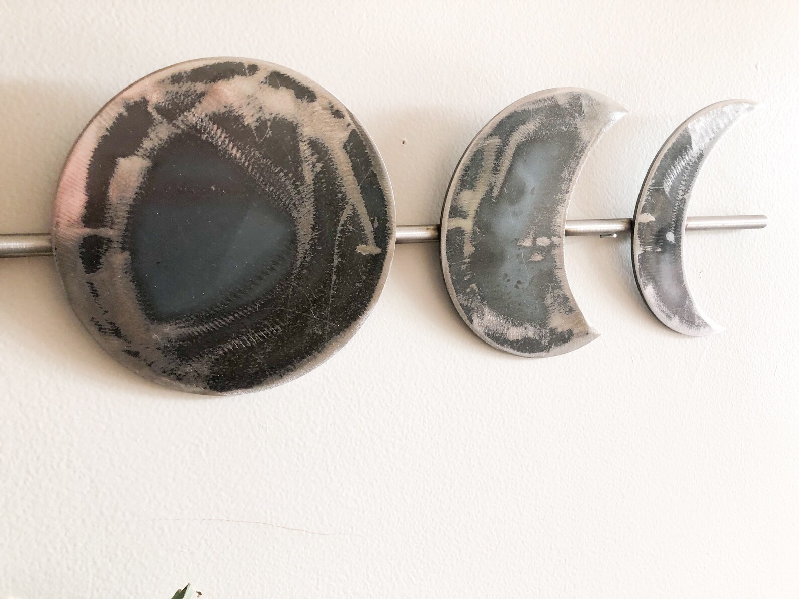 Handmade metal moon phases wall hanging phases of the moon Etsy