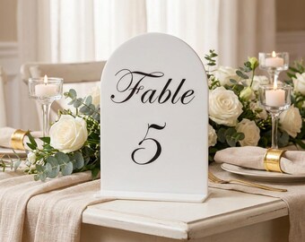Elegant Acrylic Name Place Cards, Custom Table Seating Cards for Wedding Reception &Birthday Event Luxury Acrylic Wedding Guest Name Plaques