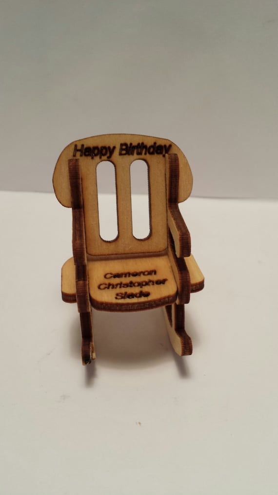 Baby Shower Or Baby Announcement Personalized Miniature Etsy