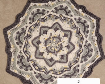 Crocheted Lapghan Mandala Afghans