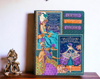 Midnight Masquerade Mardi Gras Journal Composition Notebook