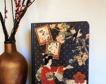 Bird Song Japanese Altered Journal Composition Notebook