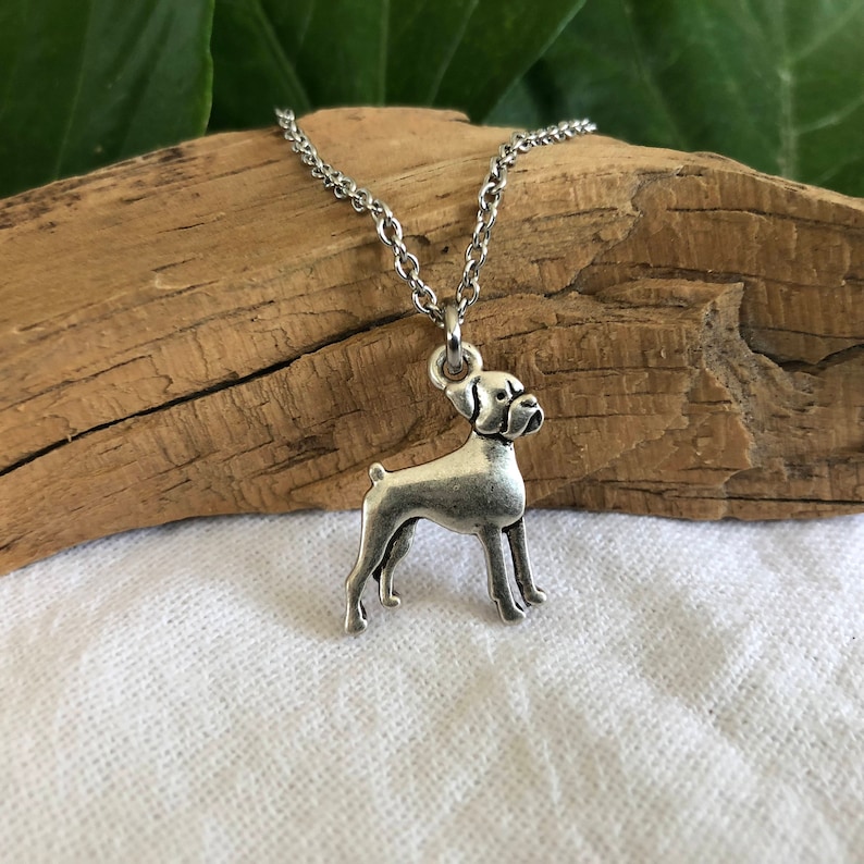 Boxer Dog Necklace Dog Breed Jewelry Gift for Dog Lover Etsy