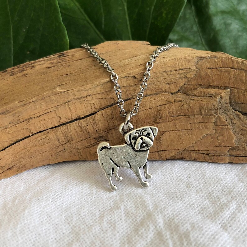 Pug Dog Necklace Small Dog Breed Jewelry Gift for Dog Etsy